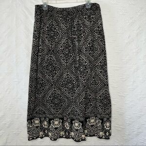 Soft Surroundings Size Petite  Maxi Skirt Flow Boho